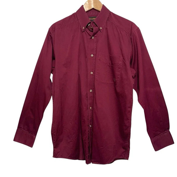 Ariat Button Up Long Sleeve Shirt Western Cowboy Size Medium - Picture 7 of 7